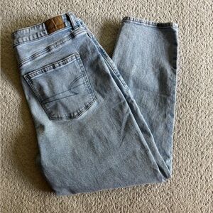 American Eagle Outfitters High Rise Light Blue Jeans